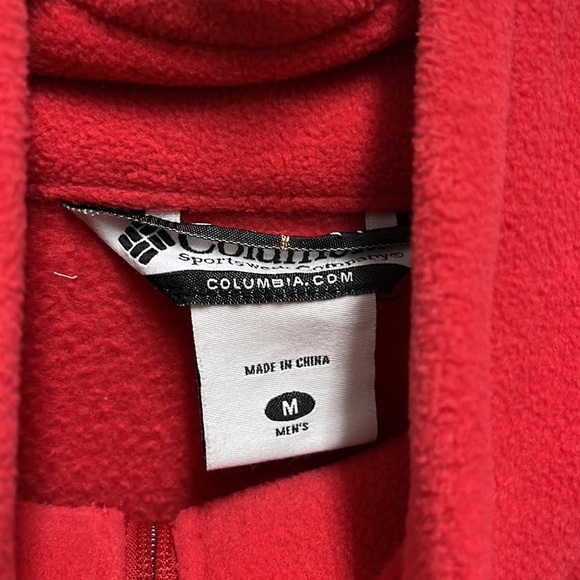 Men’s Columbia Ohio State Buckeyes Fleece Jacket Medium - Picture 3 of 5